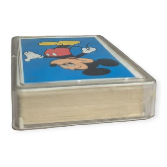 Vintage Disney Mickey Mouse Card Deck with Plastic Case - Picture 3 of 8